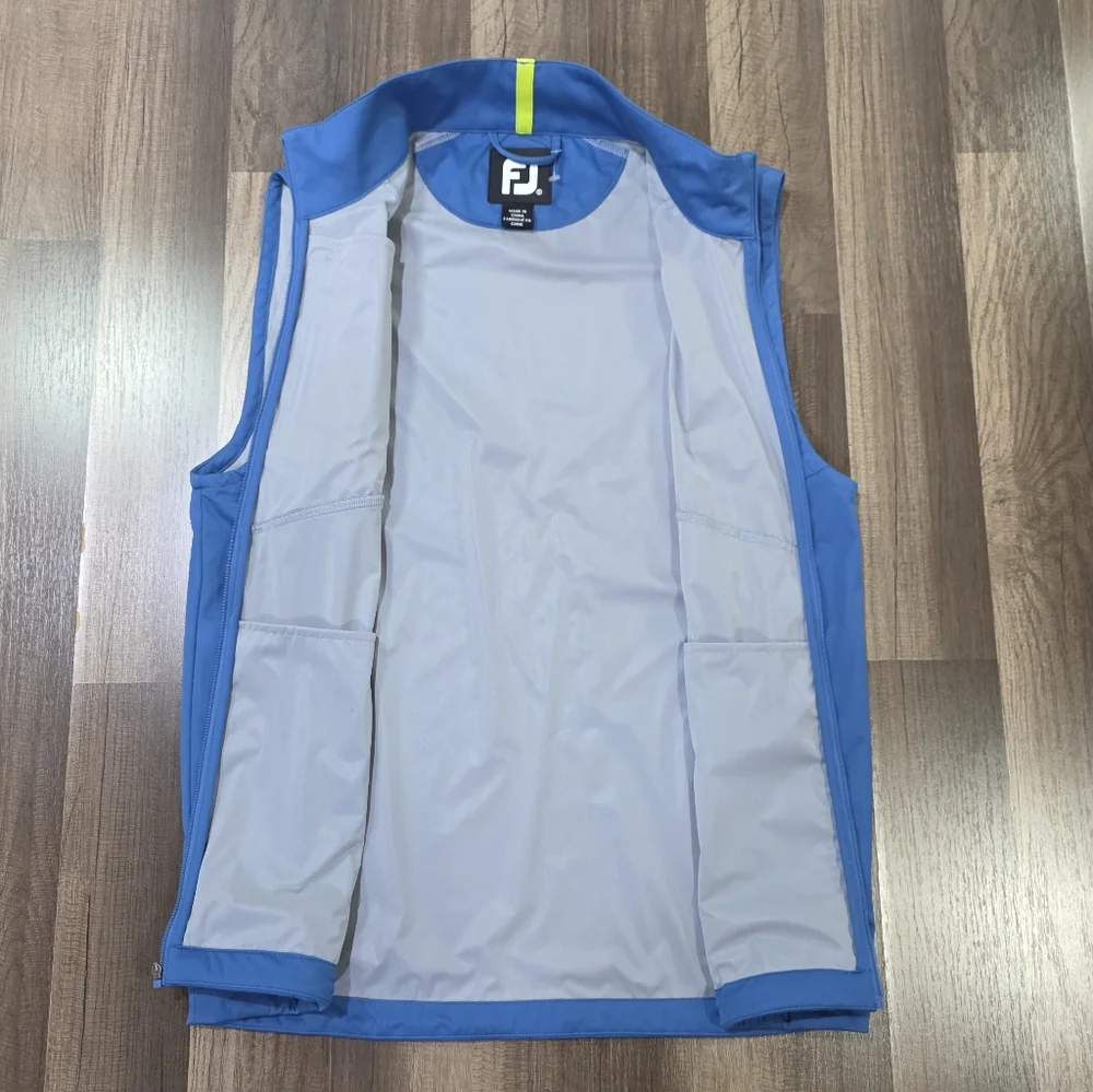 Footjoy Lightweight Windproof TempoSeries Technical Softshell Full Zip Golf Vest